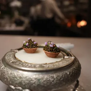Caviar tart @dumplingadventuress