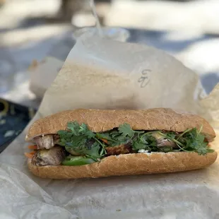 Pork Belly Banh Mi (Crispy &amp; Tender Pork)