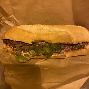 Anchovy Steak Sandwich
