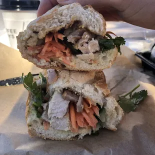 Lemongrass Pork Sandwich