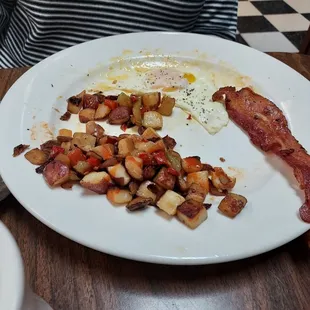 What&apos;s left of the Jony&apos;s Platter with French Toast