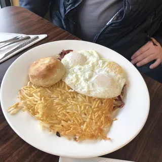 Corned Beef Hash Platter