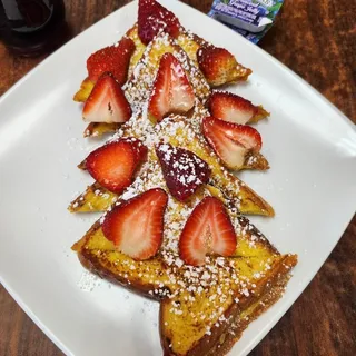 Full Strawberry & Banana French Toast Platter