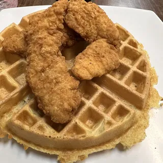 Chicken & Waffles Platter