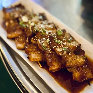 Pork Belly Skewers