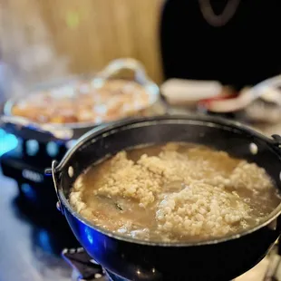 Scroched Rice Soup
