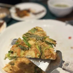 Seafood pancake