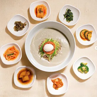 Acorn Noodles with Soy Bean Soup