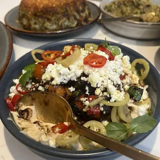 Seasonal Vegetable Hummus