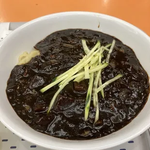 Ja-jang Myun (Black Bean Noodles)