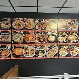 menu, salads