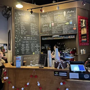 cute menu spiced up for the holidays