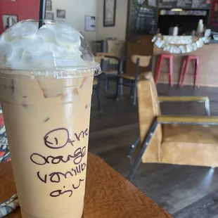 All Jacc'd Up with orange and vanilla