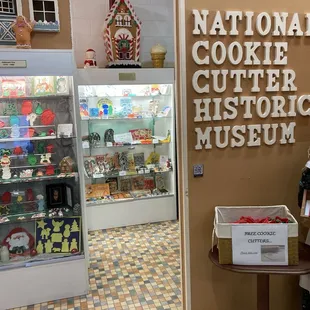 National Cookie Cutter Historical Museum; includes a free cookie cutter
