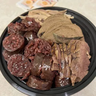 Korean Sausage Set with Intestines - Loved these (minus livers as they were overcooked)!
