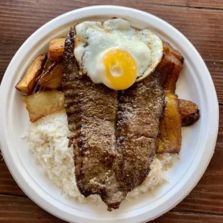 STEAK AND EGG RELOADED ( BISTEC A LO POBRE)