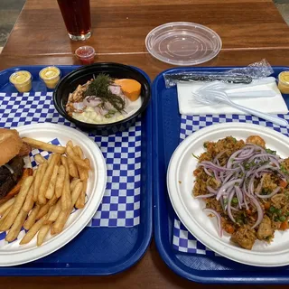 PORK & SWEET POTATO (Pan con Chicharron)