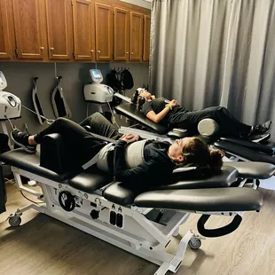 Lumbar decompression and cervical decompression