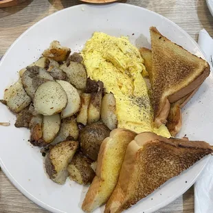 2 egg, bacon, home fries, sourdough toast special