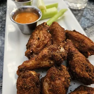 Dry rub wings