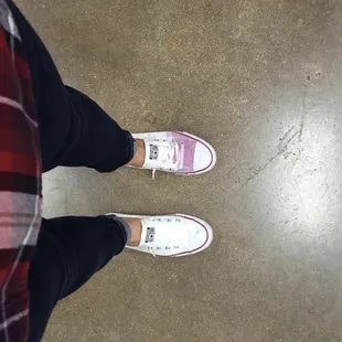 That time you break a bottle of red wine on your new white chucks.