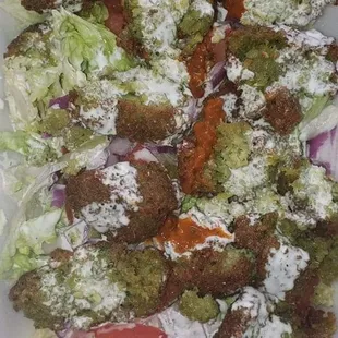 Falafel salad
