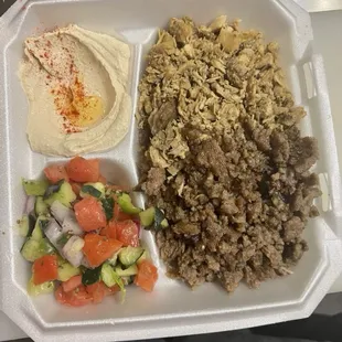 Mix over rice out of rice