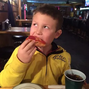 My son loves pizza