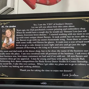 The origin of the business