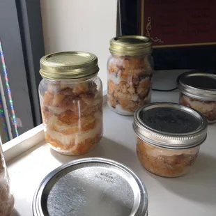 Donuts in a jar