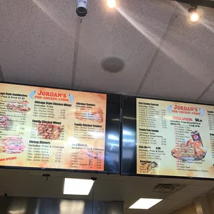 New menu board!