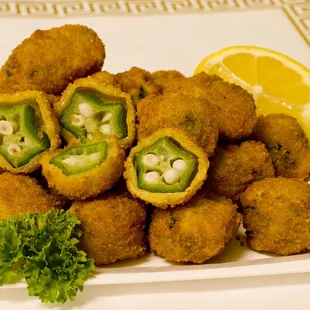 Fried okra