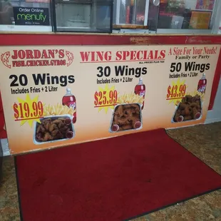 Wing specials