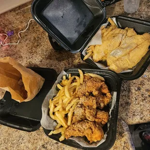 Chicken Tenders &amp; Fried Catfish
