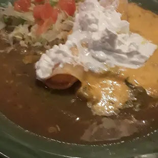 Sour Cream Enchiladas