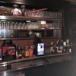 the bar