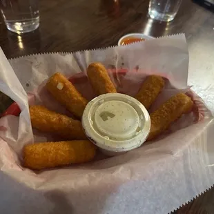 Fried Mozzarella Sticks