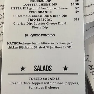LUNCH MENU