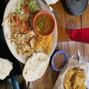 Chicken Fajita Plate