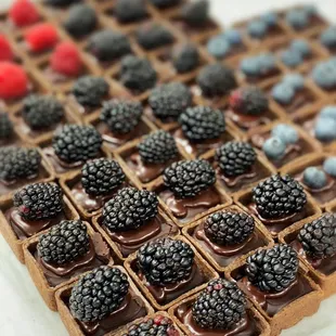 Mini Ganache Fruit Tarts