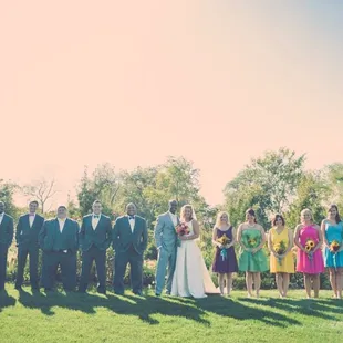 Our wedding itself was held in the flower garden- and was beautiful!!