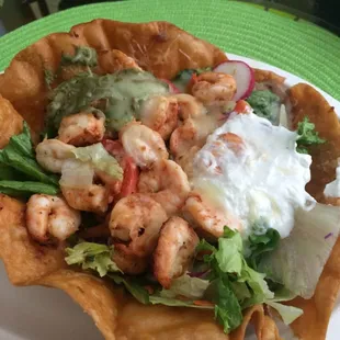 Shrimp Taco Salad