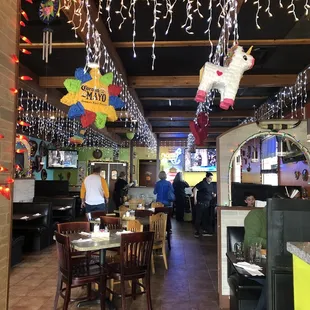 the inside of the restaurant