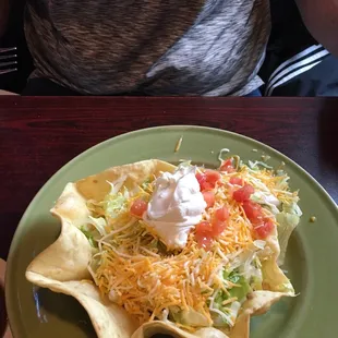 Chicken taco salad