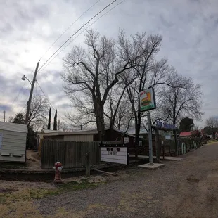 a view of the street