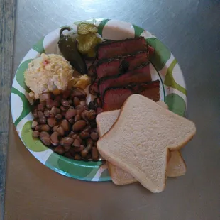 Brisket plate...