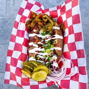 Fully Loaded Brisket Baked Potato