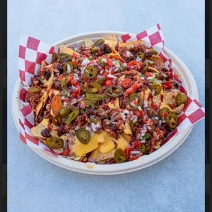 Jos Brisket Nachos with Brisket &amp; Pulled pork