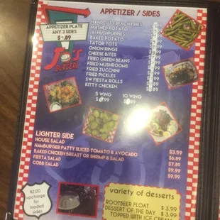 Menu left