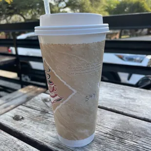 Shatster coffee (iced)